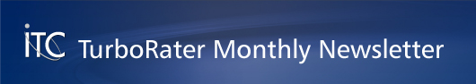 ITC TurboRater Monthly Newsletter