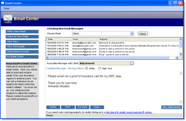 InsurancePro now supports GMAIL