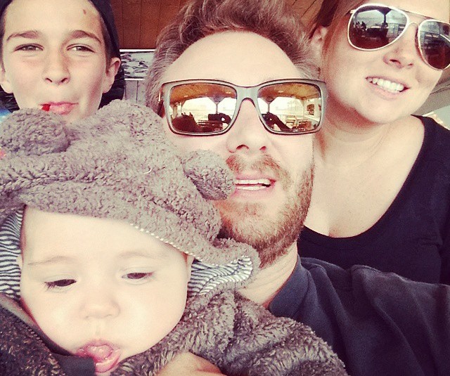 Tyler Nicholson and family